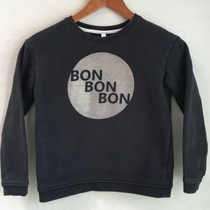 Girls BON BON Black Sweatshirt